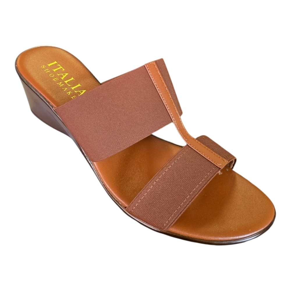 ITALIAN Shoemakers Women's Sadey  Comfort Wedge Sandal